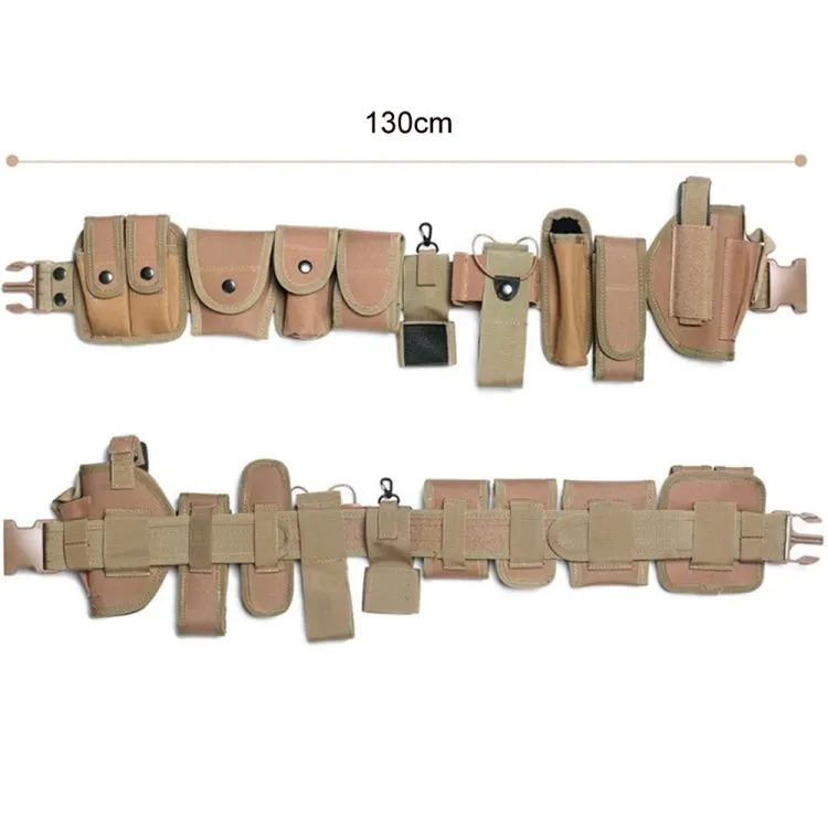 130cm Security Duty Outdoor Multifunctional Waist Pack(Khaki)