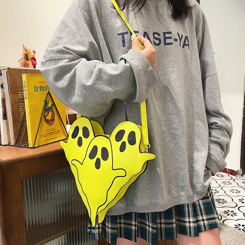 Alison  Lustige 3D Cartoon Geist Schultertasche fr Damen