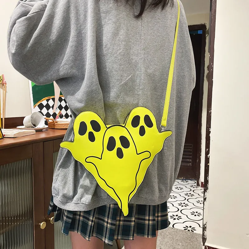 Alison  Lustige 3D Cartoon Geist Schultertasche fr Damen