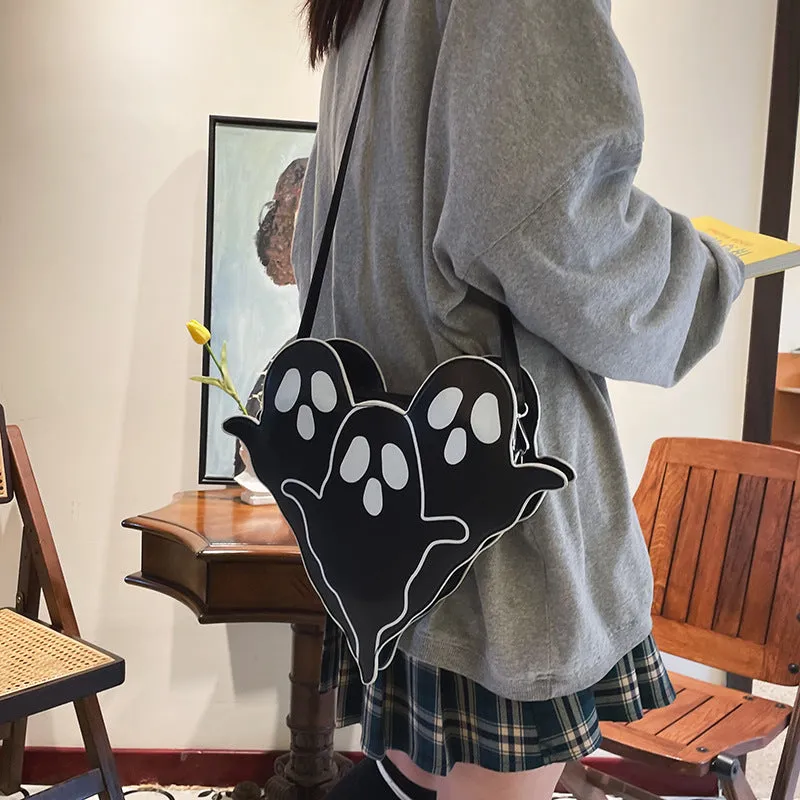 Alison  Lustige 3D Cartoon Geist Schultertasche fr Damen