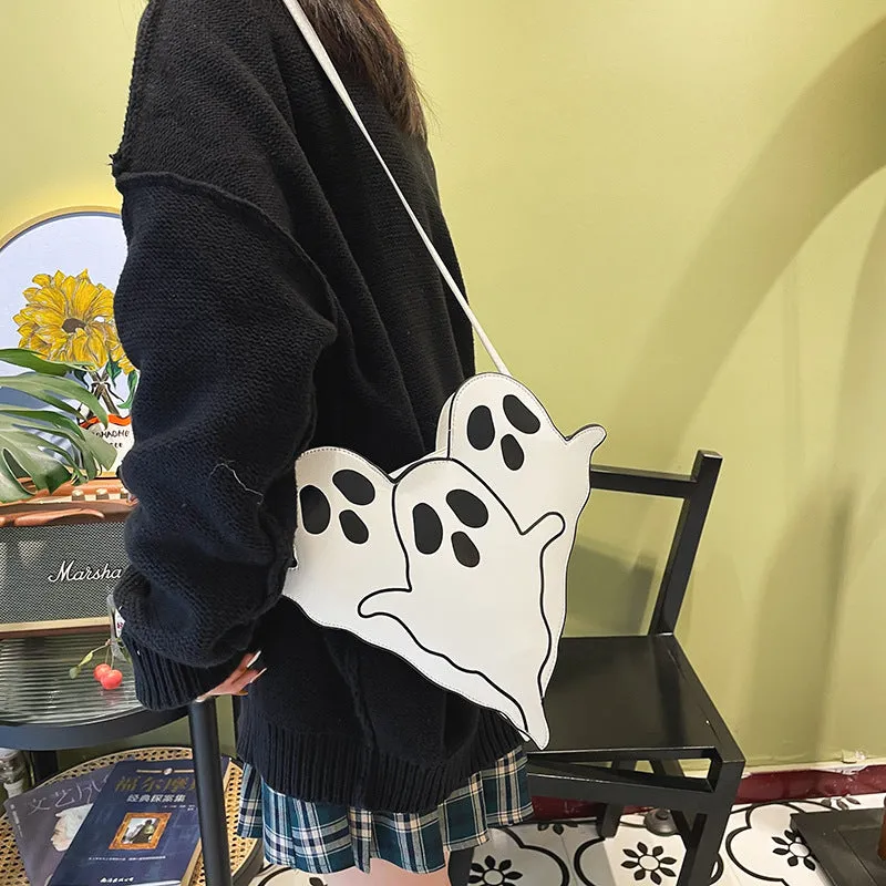 Alison  Lustige 3D Cartoon Geist Schultertasche fr Damen