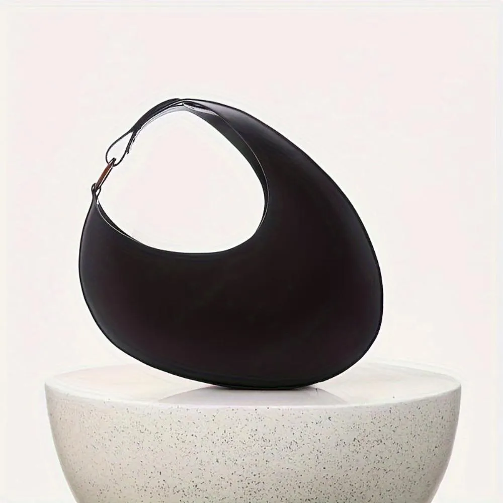Anelisa | Elegant Modern Minimalist Solid Color Hobo Bag