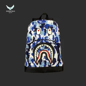 BAPE Fashion Shark Camo Backpacks