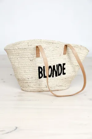 Blonde Basket Tote