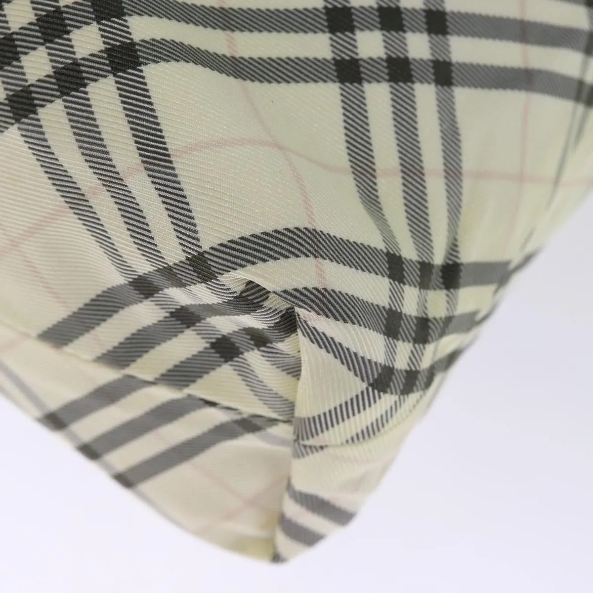BURBERRY Nova Check Blue Label Tote Bag Canvas Reversible Beige  bs14692