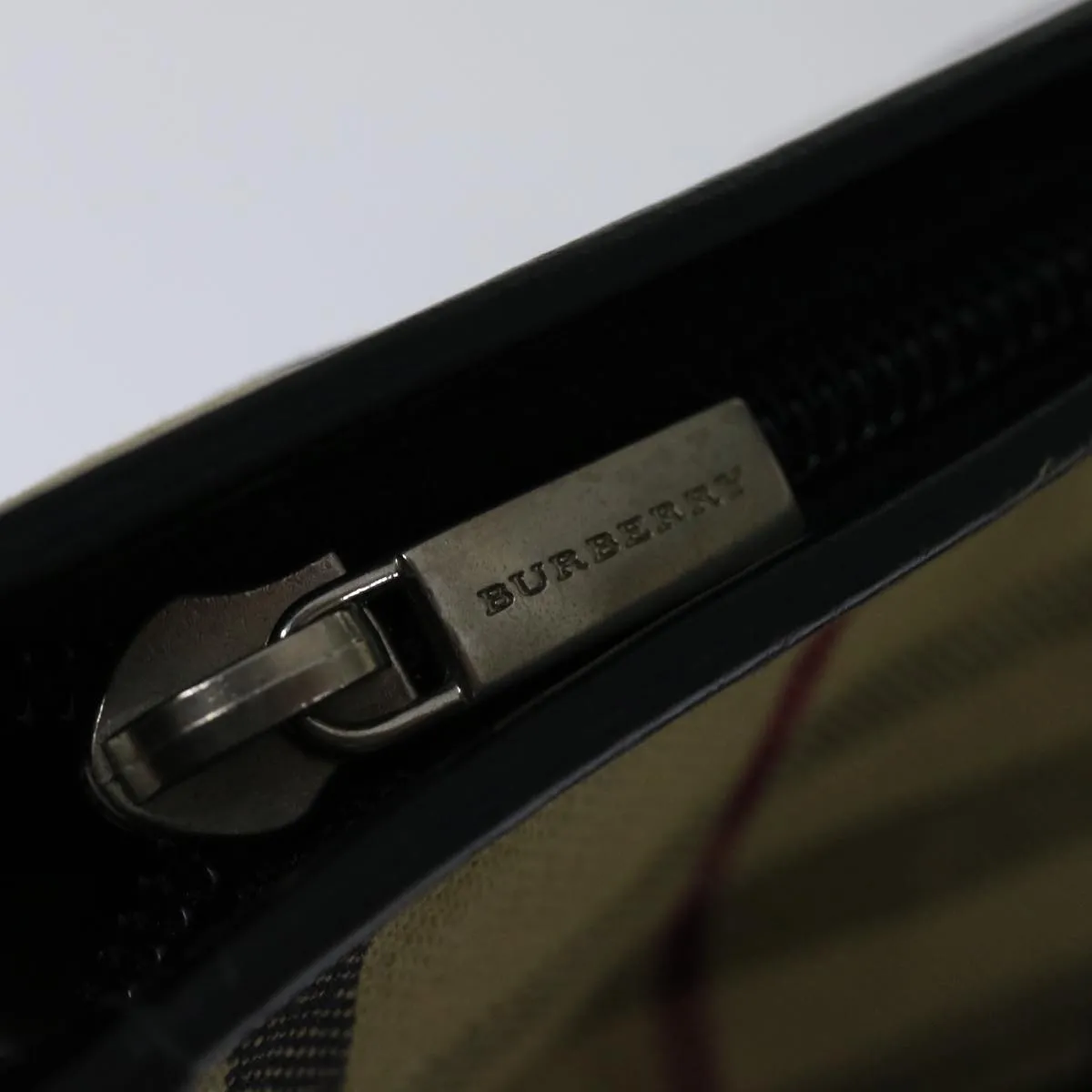 BURBERRY Nova Check Hand Bag Nylon Beige Brown  bs13067