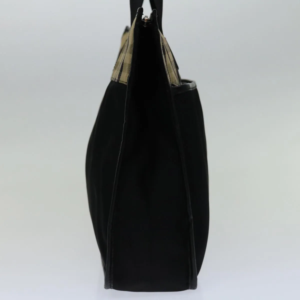 BURBERRY Nova Check Hand Bag Nylon Beige Brown  bs13067