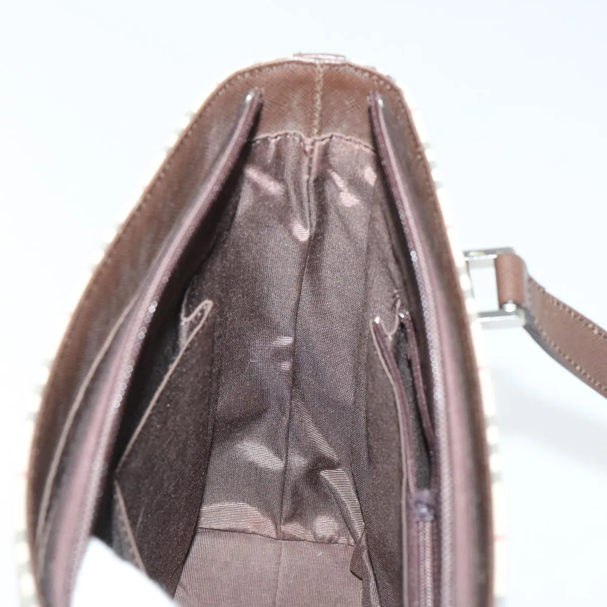 BURBERRY Shoulder Bag Nylon Leather Beige  ep1699