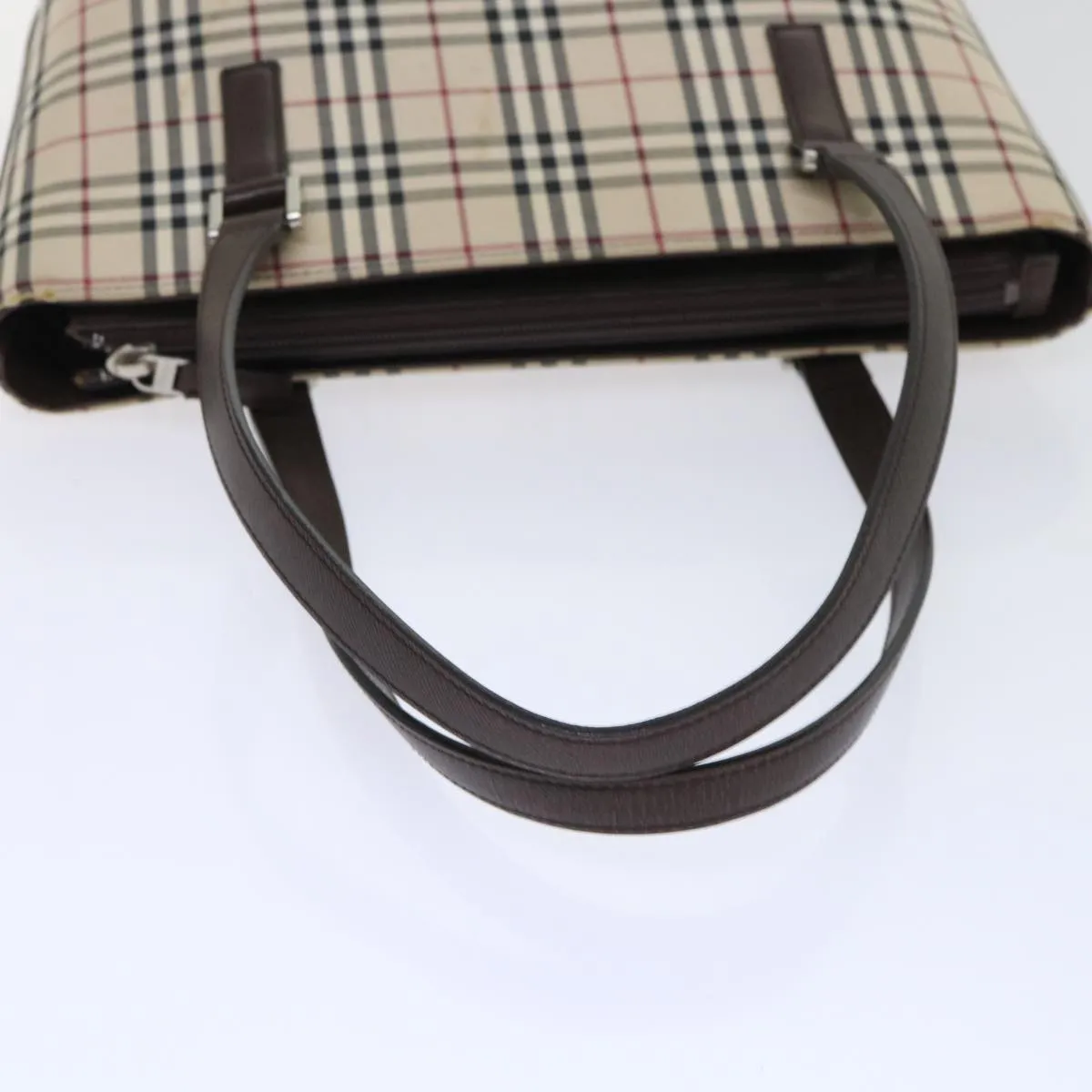BURBERRY Shoulder Bag Nylon Leather Beige  ep1699