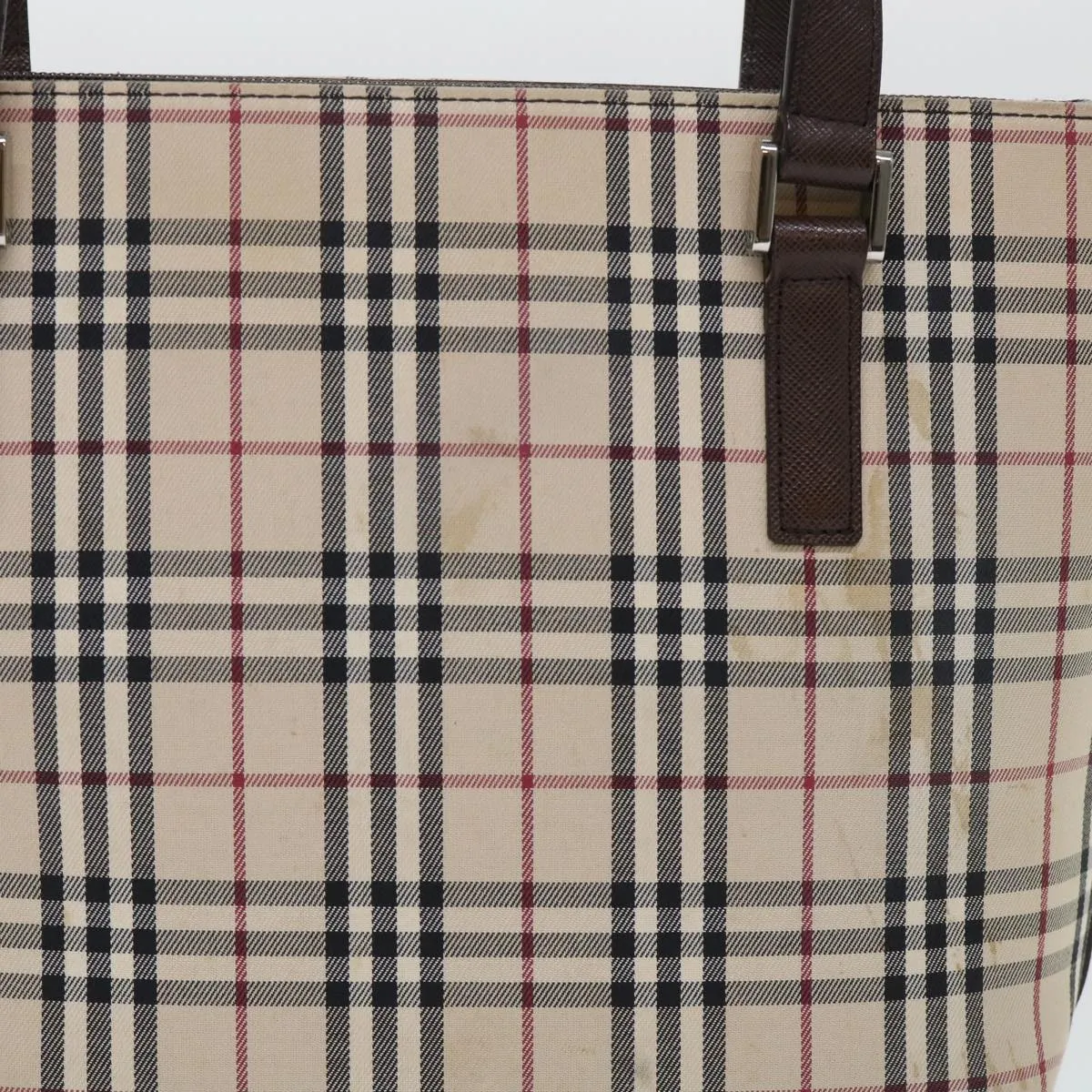 BURBERRY Shoulder Bag Nylon Leather Beige  ep1699
