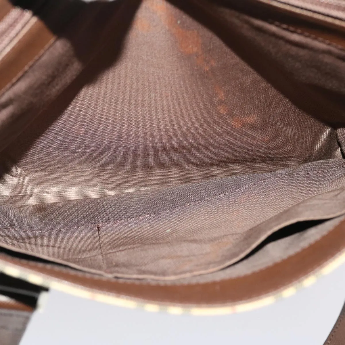 BURBERRYSs Nova Check Tote Bag Canvas Leather Beige Brown  49087