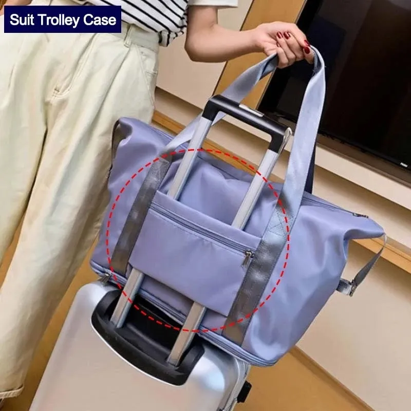 Carly  Faltbare Reisetasche mit groem Fassungsvermgen und wasserdichtem Material fr Frauen
