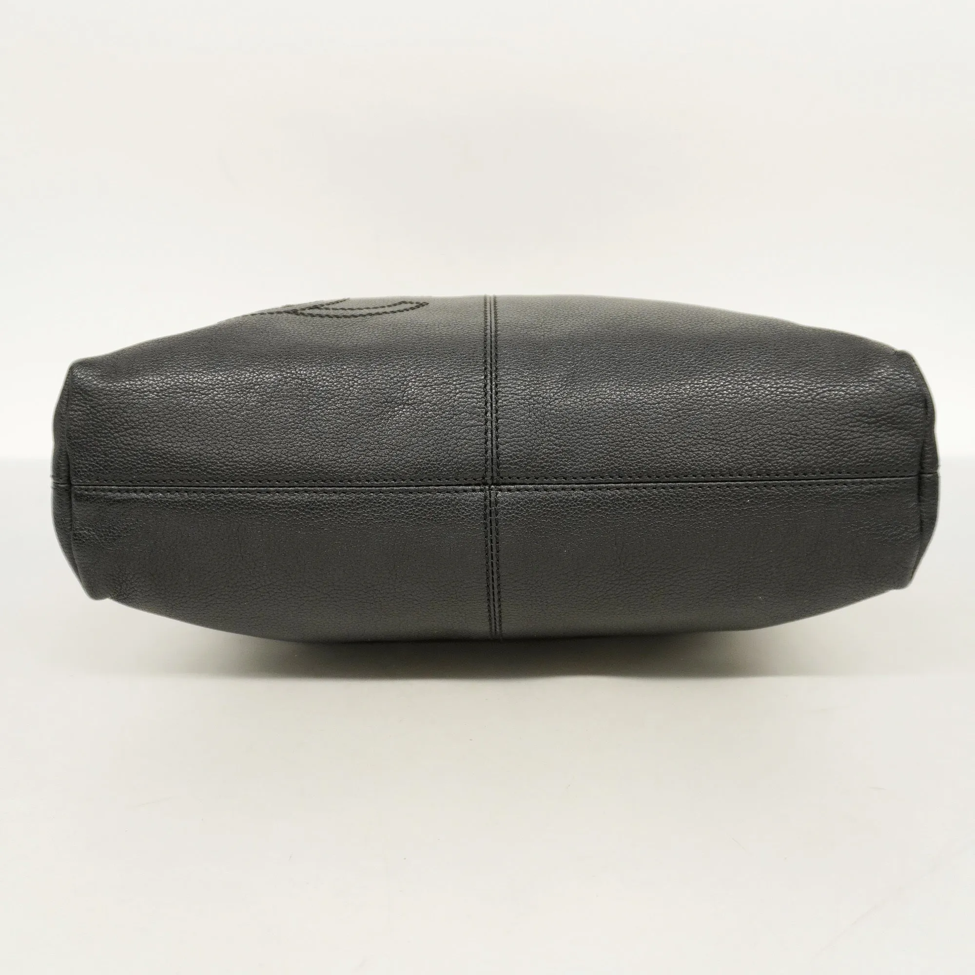 CHANEL  Shoulder Bag Women's Leather Shoulder Bag Black