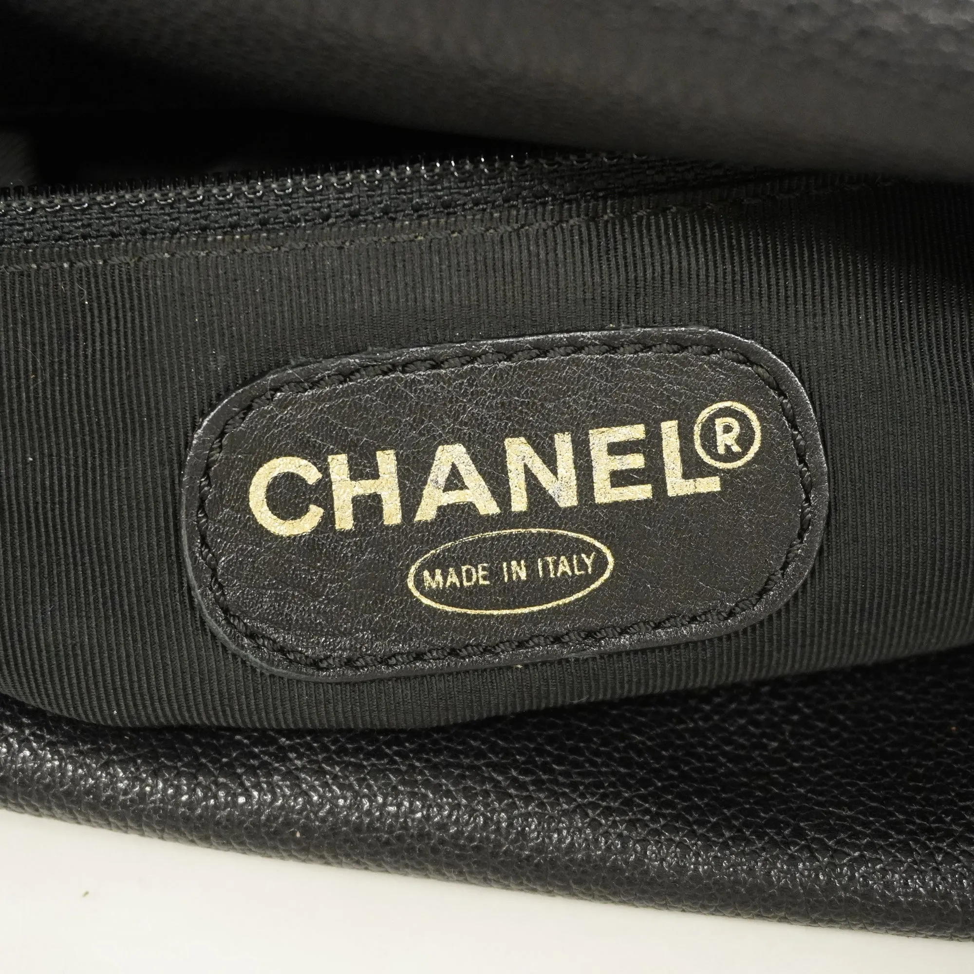 CHANEL  Shoulder Bag Women's Leather Shoulder Bag Black
