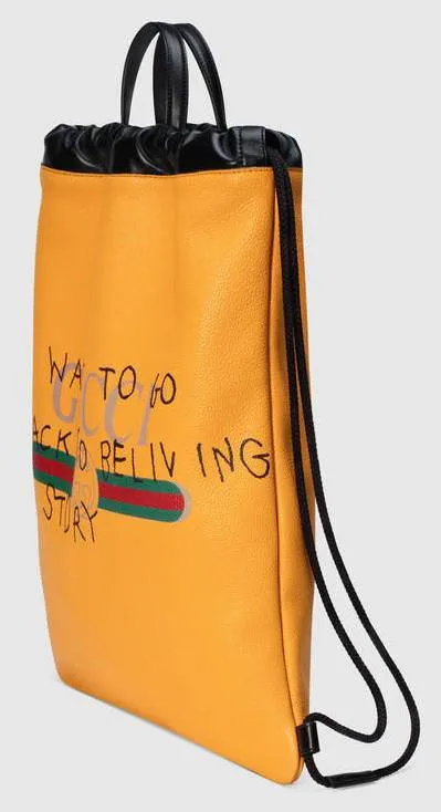Coco CapitÌÁn Logo Backpack, Yellow