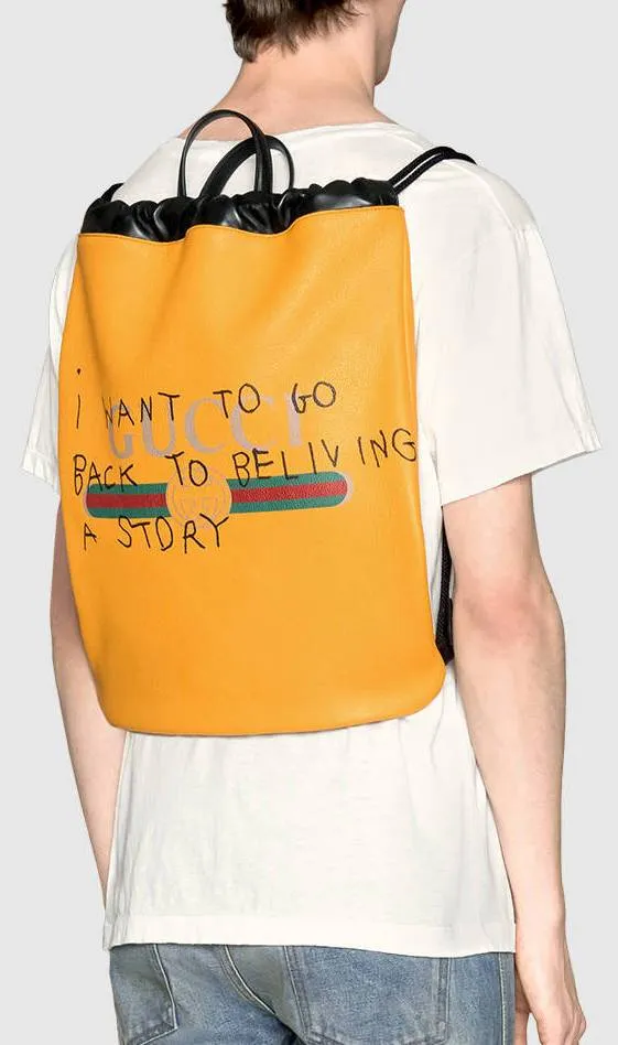 Coco CapitÌÁn Logo Backpack, Yellow