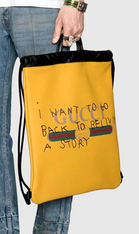 Coco CapitÌÁn Logo Backpack, Yellow