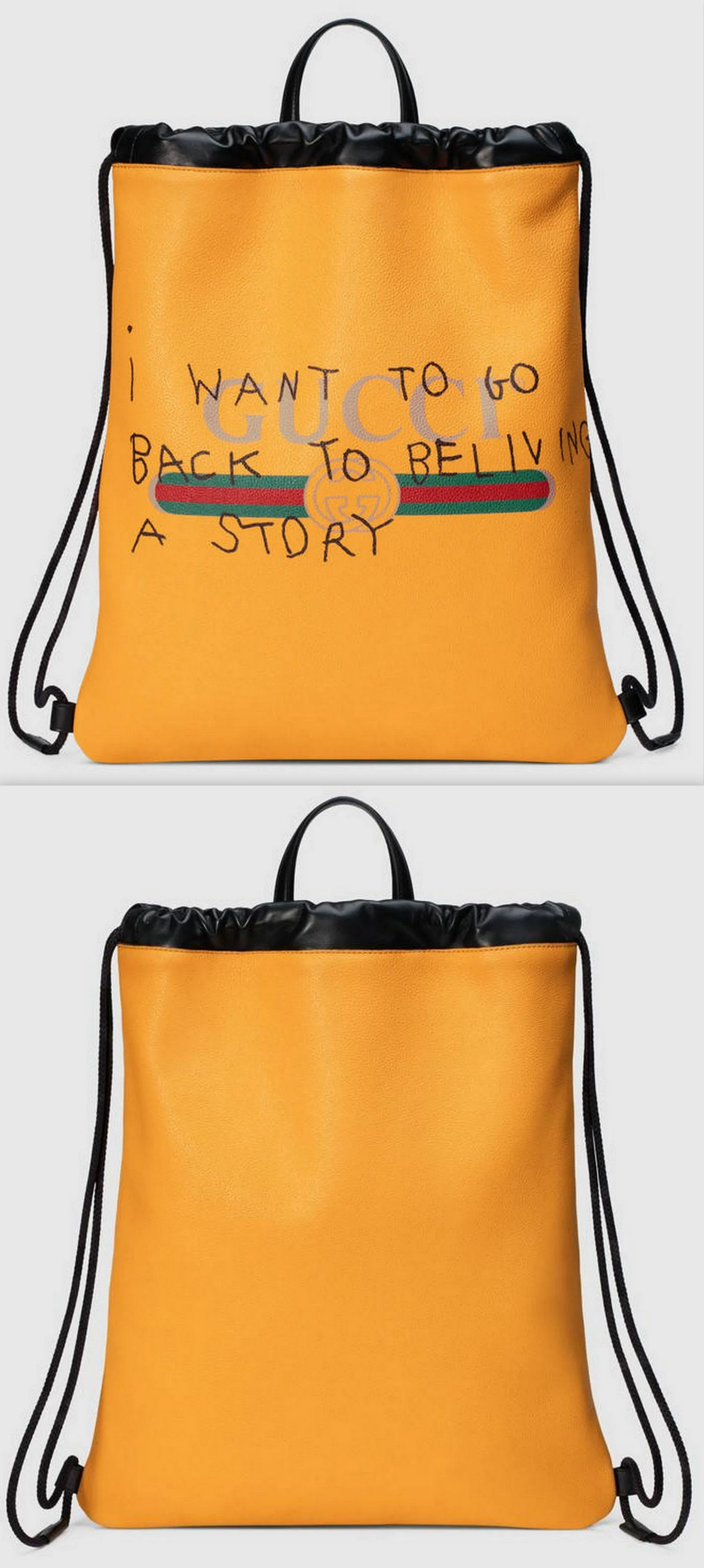 Coco CapitÌÁn Logo Backpack, Yellow