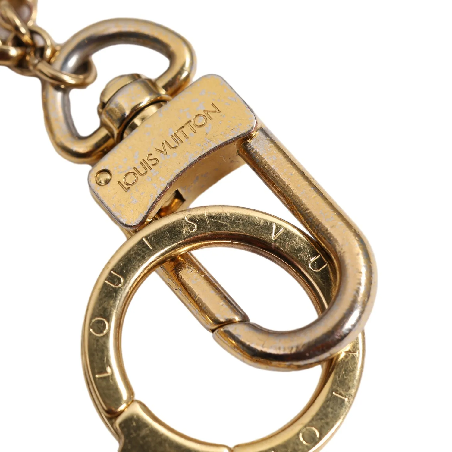Fleur de Monogram Bag Charm and Key Holder (Authentic Pre-Owned)