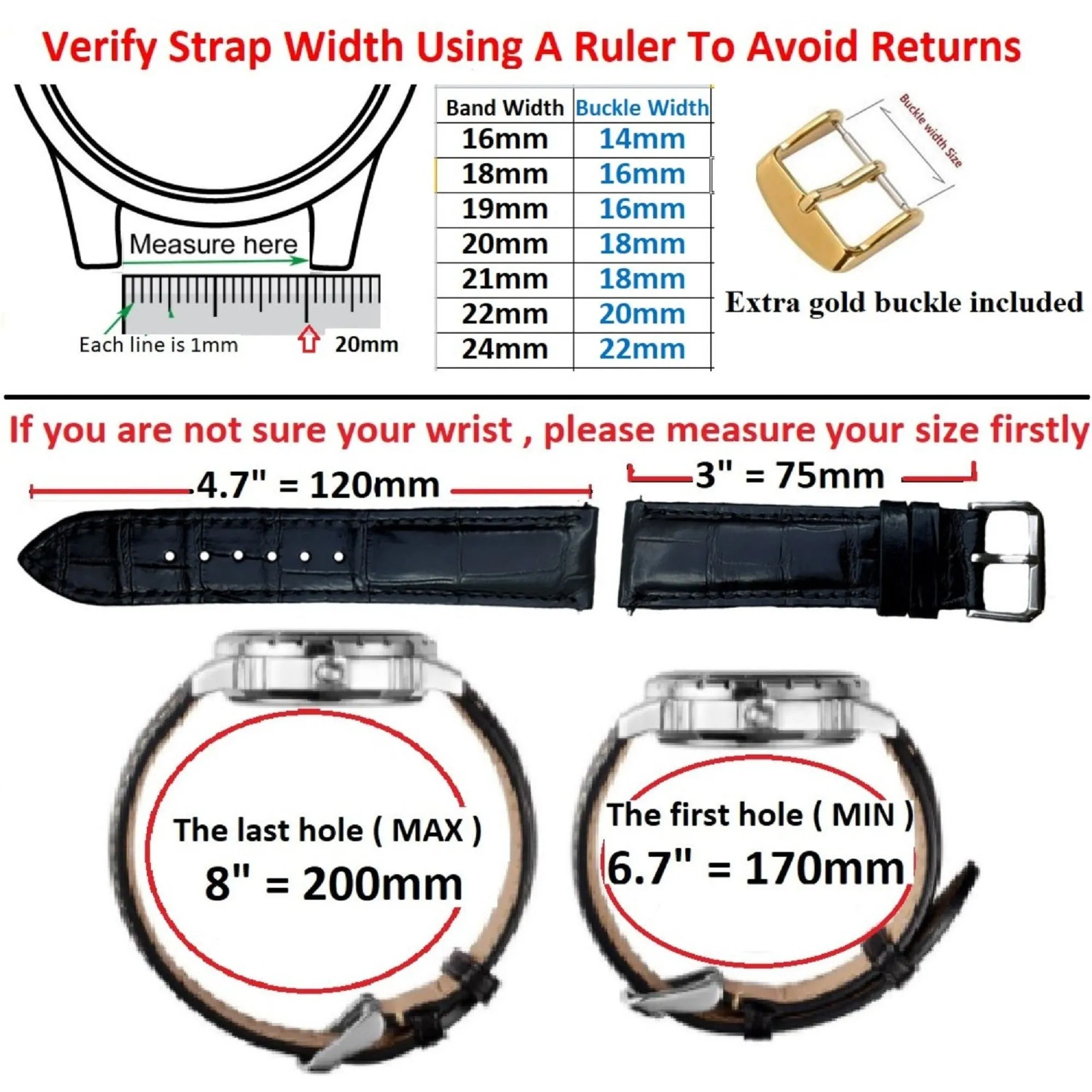 Handmade Orange Lizard Leather Watch Band For Men Quick Release Replacement Wristwatch Strap | DH-160