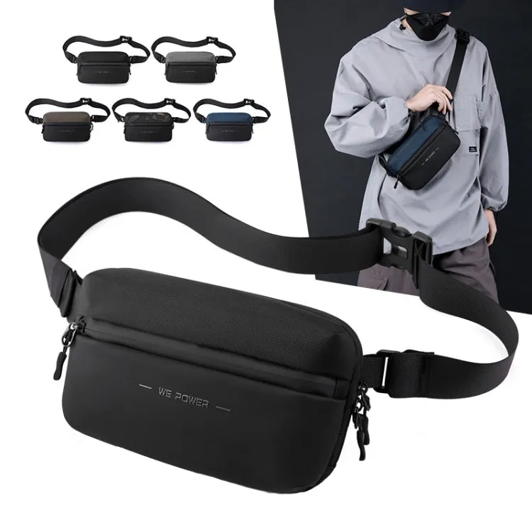 HAOSHUAI 2111 Men Chest Bag Outdoor Travel Waist Bag Minimalist Shoulder Bag(Camouflage)