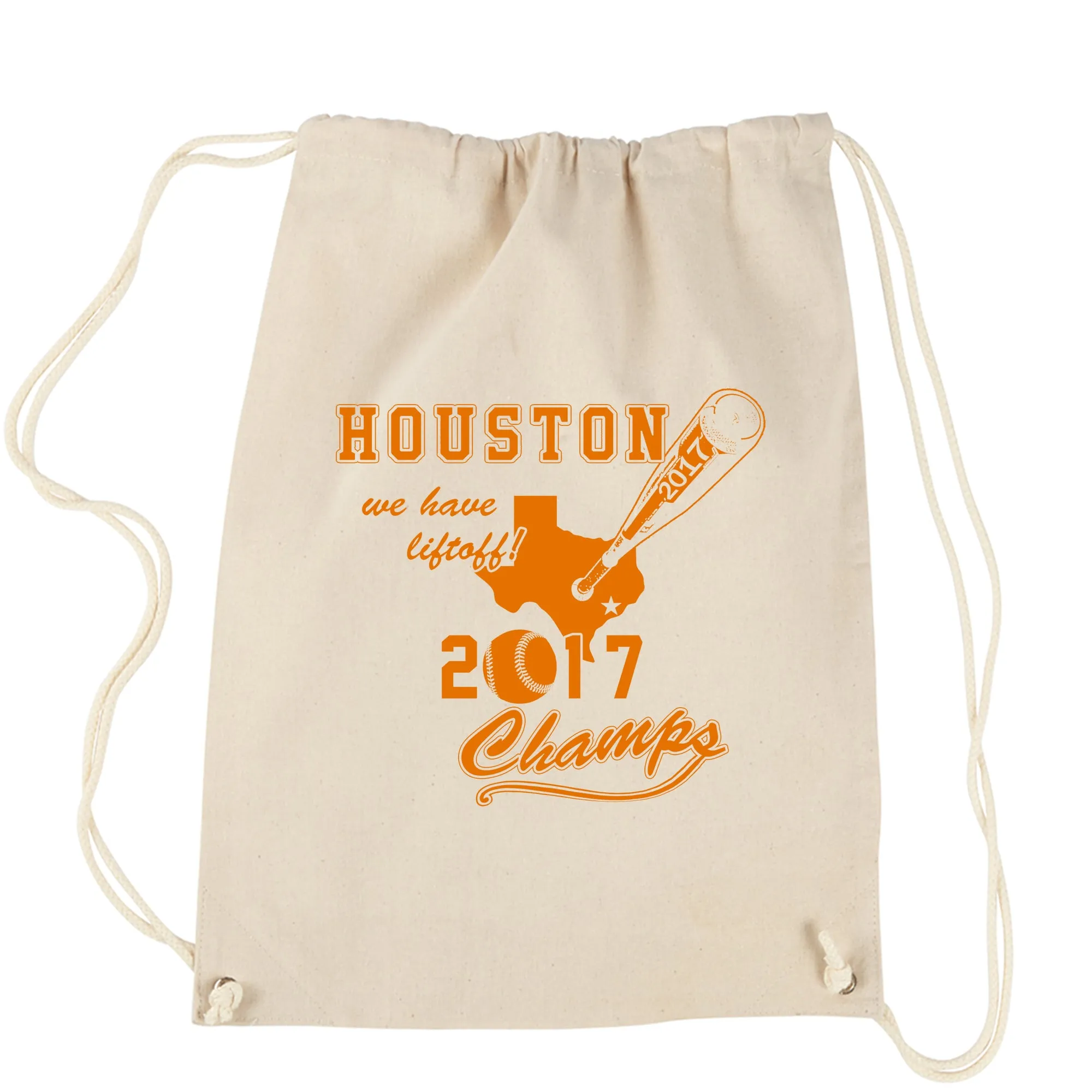 Houston Baseball World Champs 2017 Drawstring Backpack