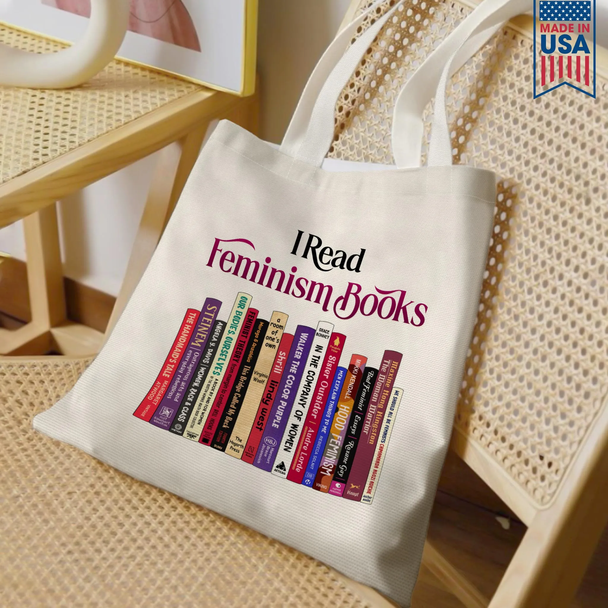 I Read Feminism Books Book Lovers Gift TBW307