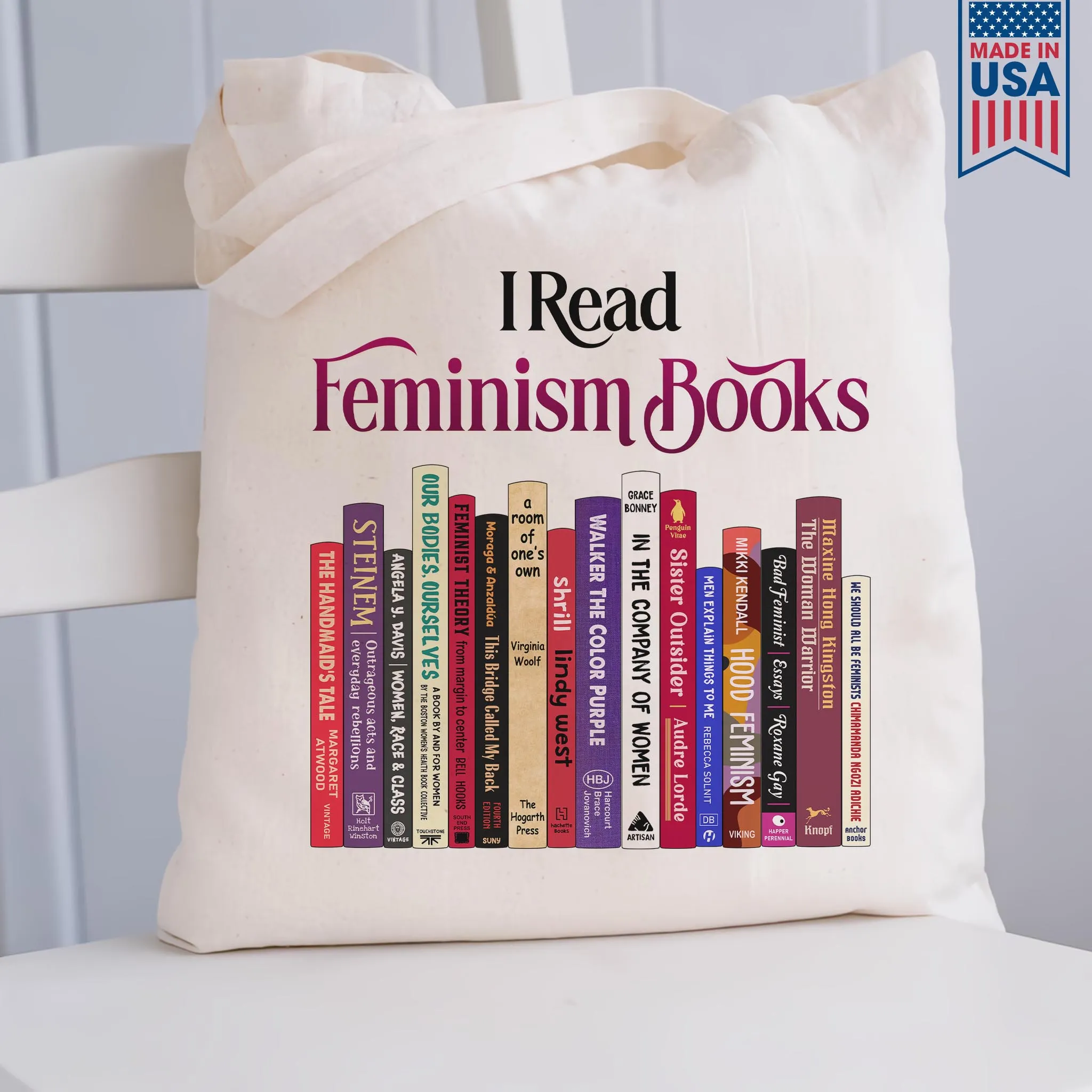 I Read Feminism Books Book Lovers Gift TBW307