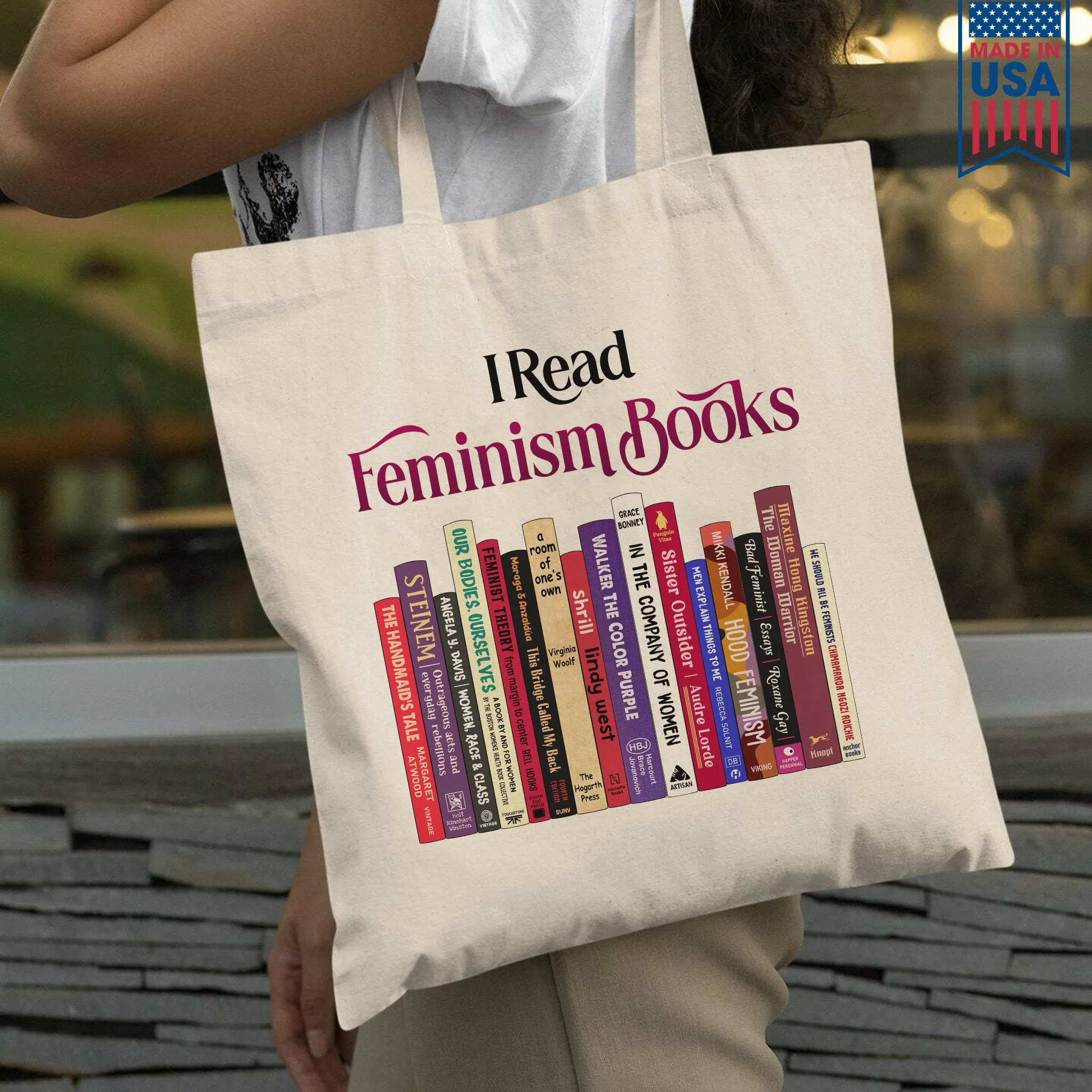 I Read Feminism Books Book Lovers Gift TBW307