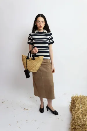 Julia Skergeth Basket Bag midi black