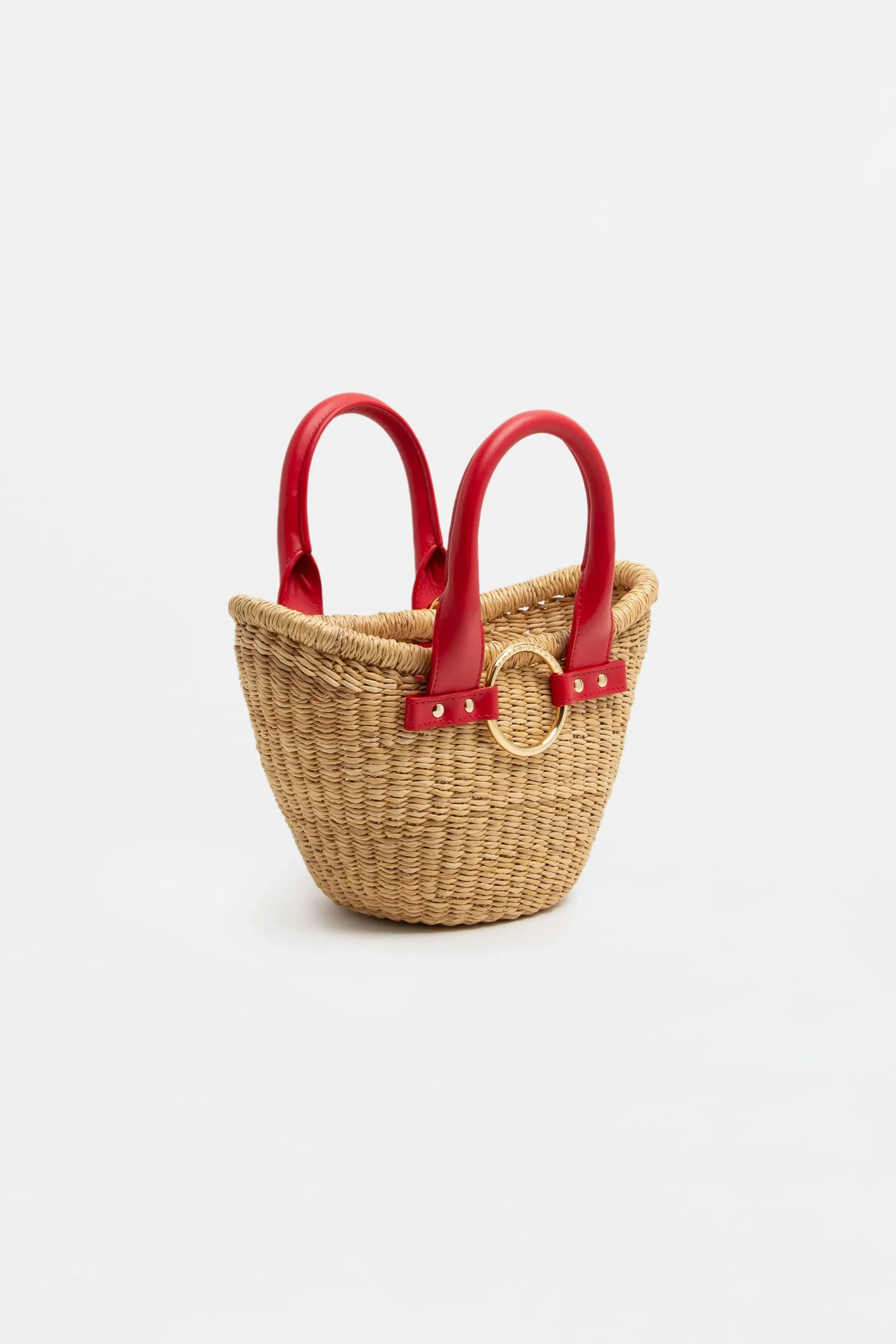 Julia Skergeth Basket Bag mini red
