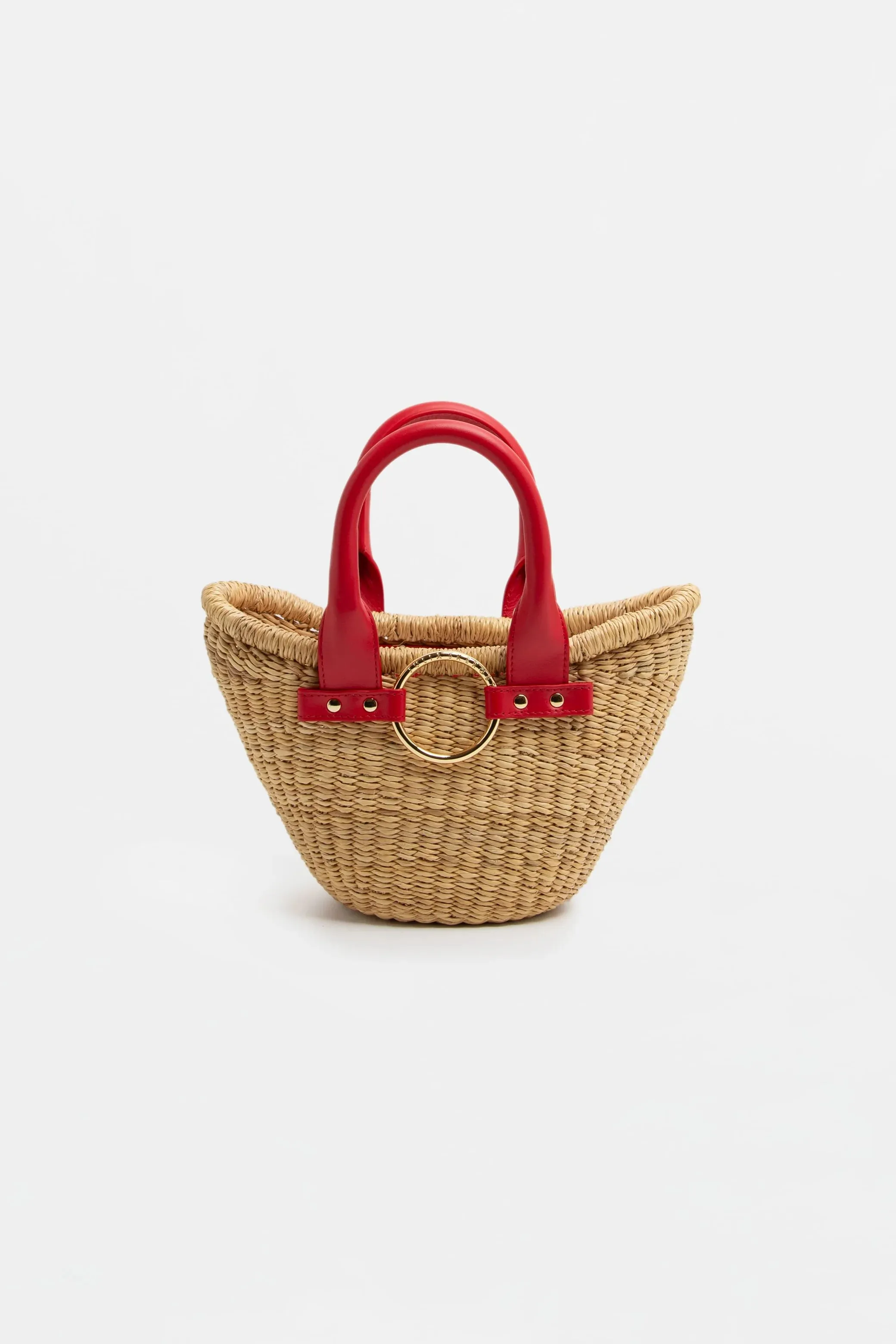 Julia Skergeth Basket Bag mini red