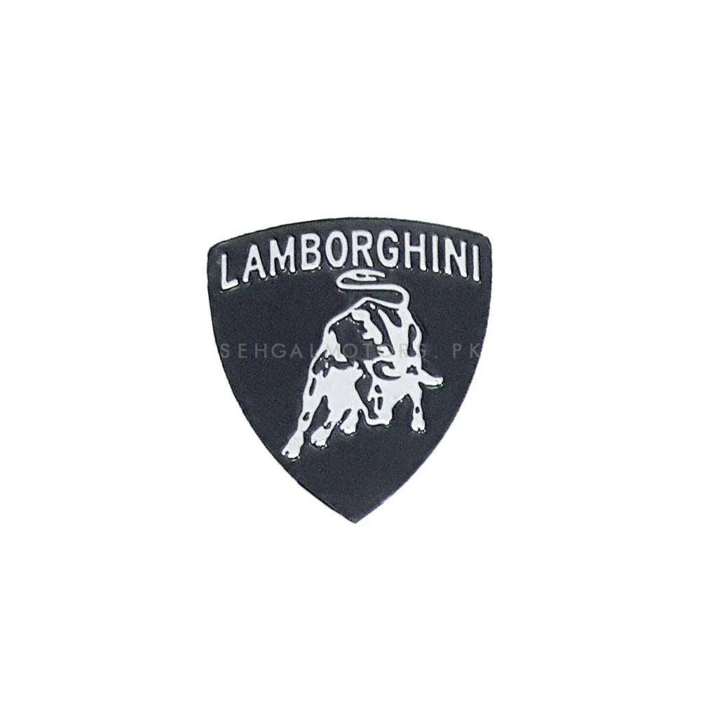 Lamborghini Monogram - Black - Emblem | Decal | Monogram | Logo