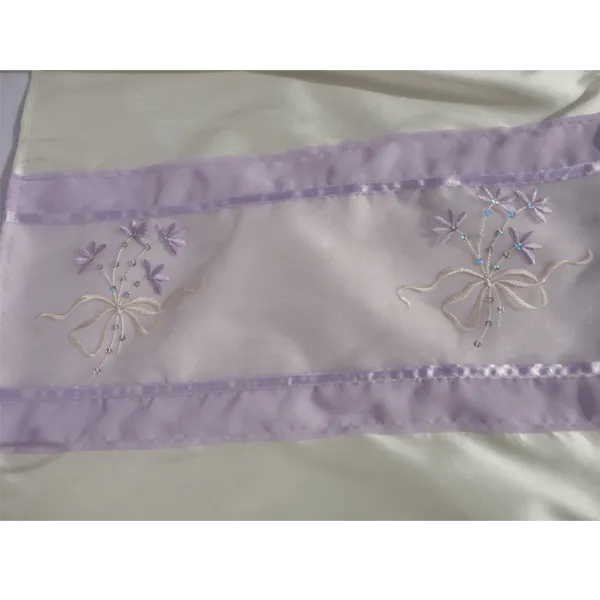 Lilac Dawn Tallit for women, Bat Mitzvha Tallit, Silk Tallit, Feminine Tallit, Women's Tallit Prayer Shawl