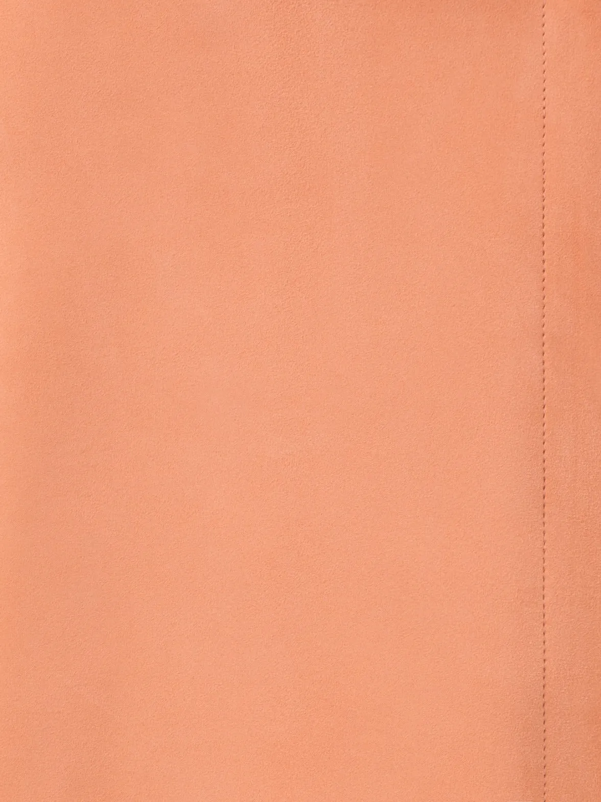 Long Pencil Skirt in Nubuck Lamb Leather