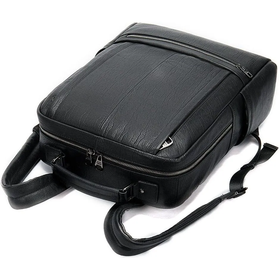 Luxury Exotic Leather Laptop Travel Backpack
