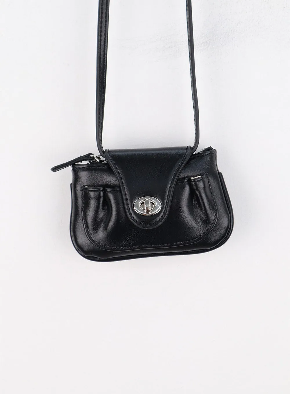 Mini Faux Leather Crossbody Bag CO304