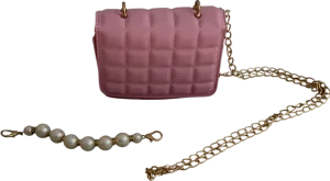 Pink Ultra Mini Bag With Changeable Straps One Size