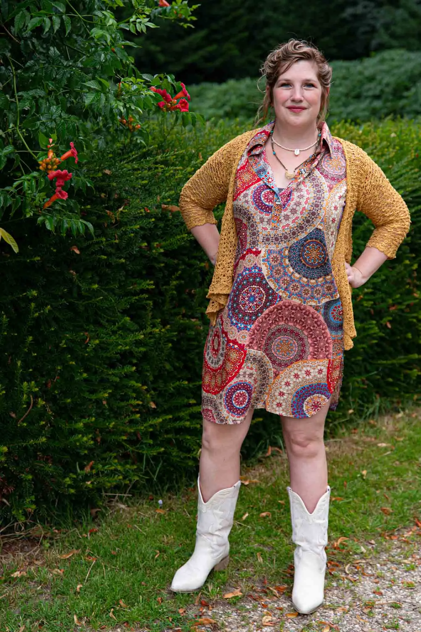 "BUY THE LOOK" set - Retro tuniek aanbieding! Mandala love