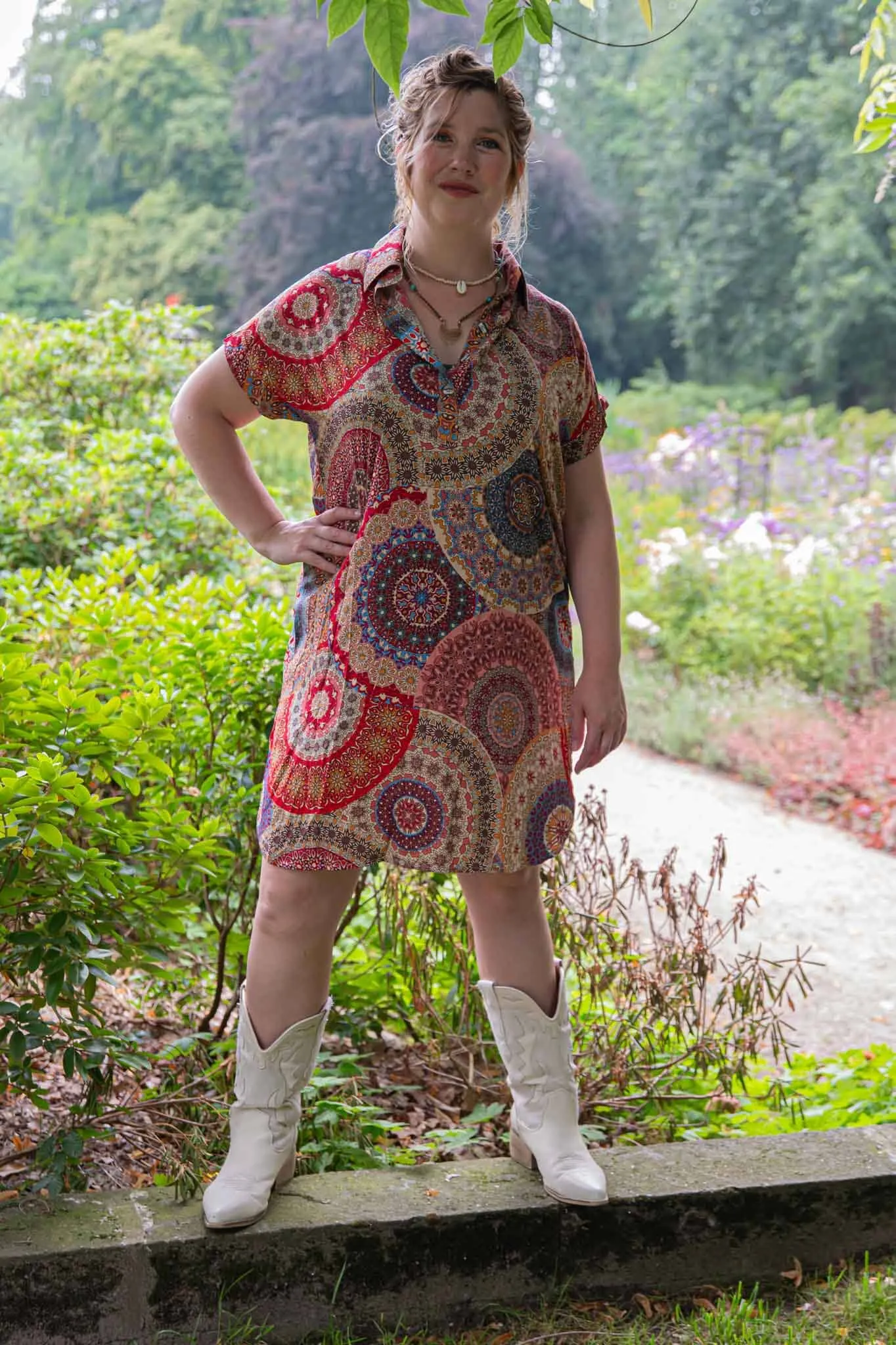 "BUY THE LOOK" set - Retro tuniek aanbieding! Mandala love