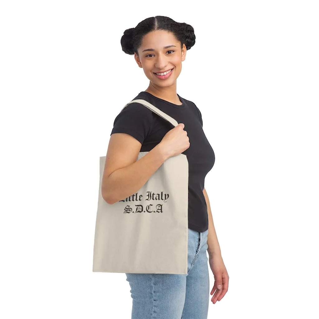 "Little Italy  S.D.C.A." Canvas Tote Bag