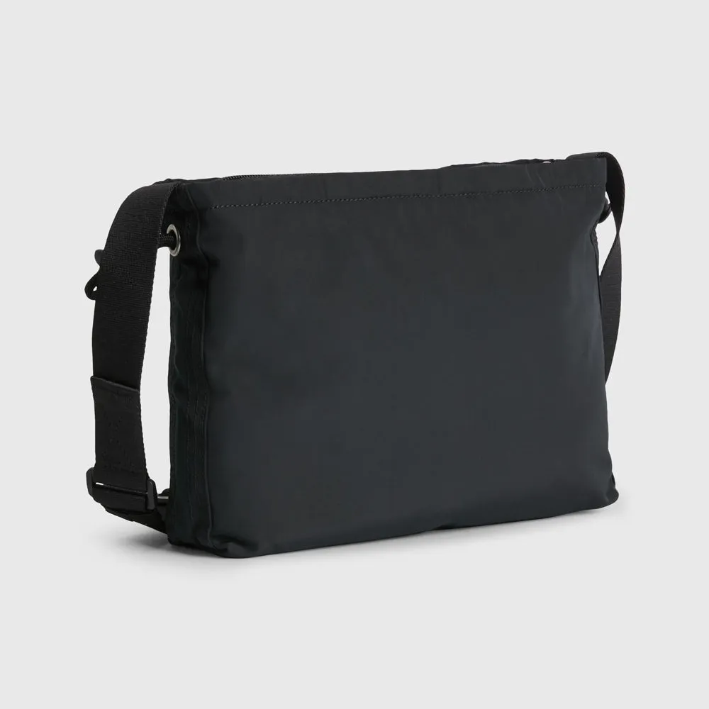 Recycled Cinched Crossbody - Black