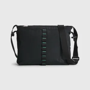 Recycled Cinched Crossbody - Black