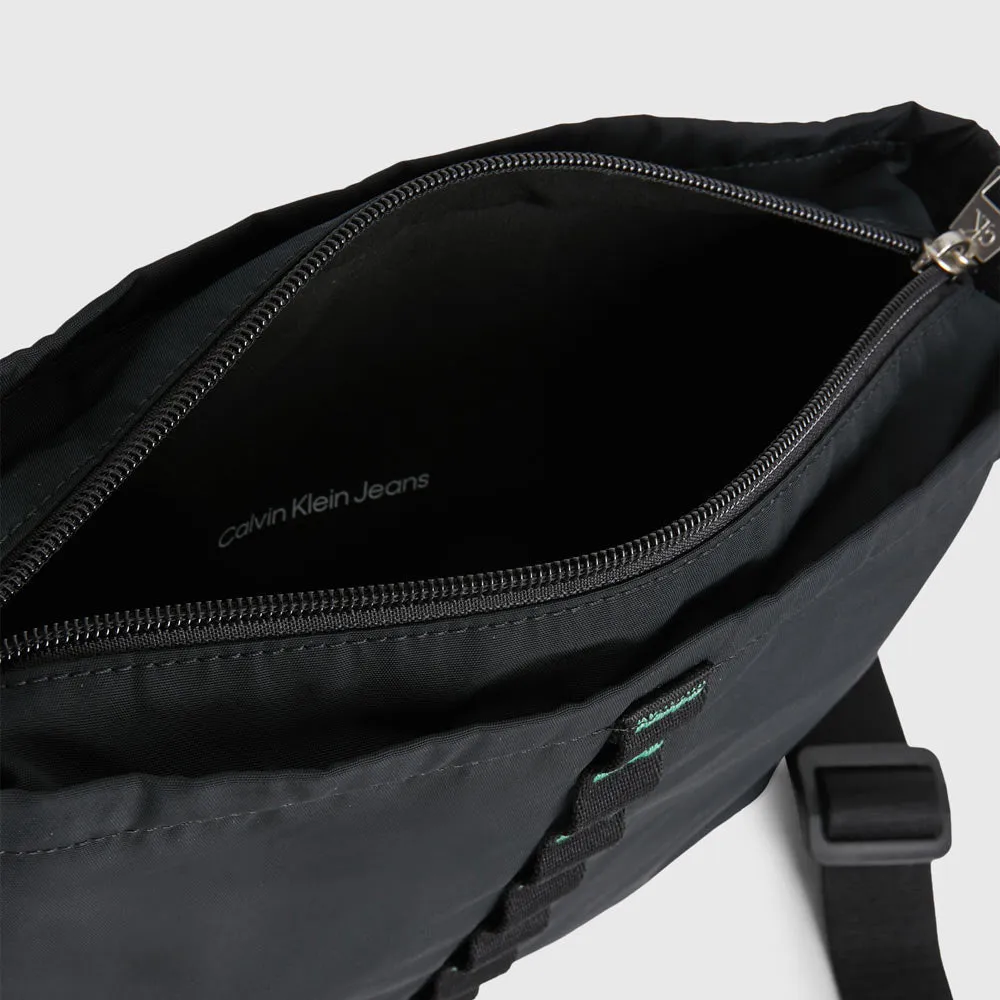 Recycled Cinched Crossbody - Black