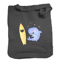 Shark tote bag organic - Love bites