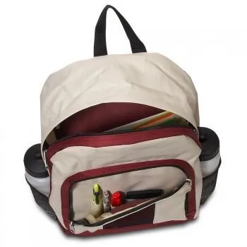 Value School Backpacks W/ Front & Side Pockets