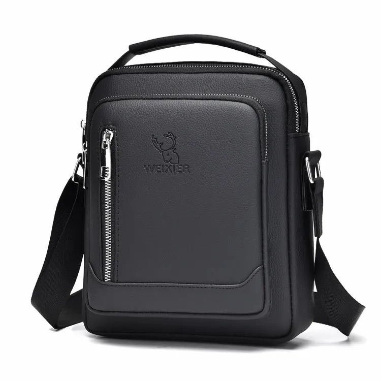 WEIXIER D283 Men Multifunctional Casual Crossbody Single Shoulder Bag(Black)