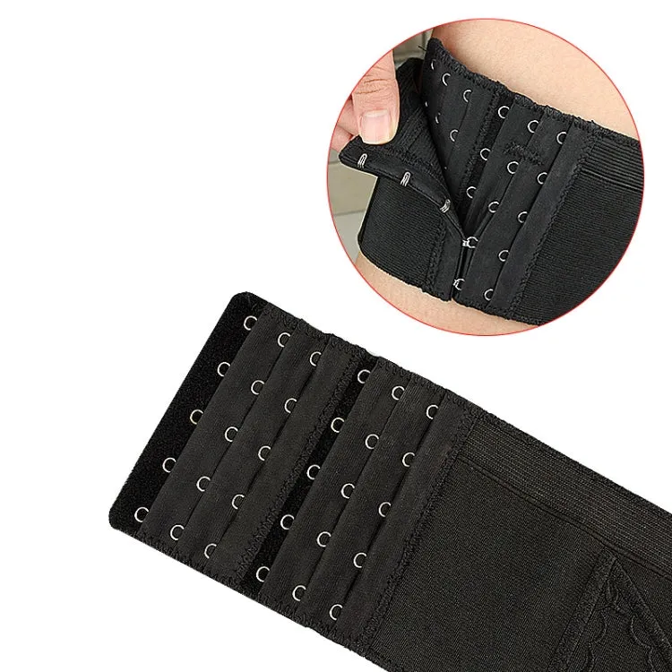 Women Embroidery Sexy Portable Invisible Defensive Legging Cover, Spec: L-Black